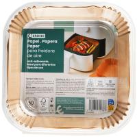 Papel para freidora de aire 20x20 EROSKI, pack 50 uds Papel para freidora de aire 20x20 EROSKI, pack 50 uds