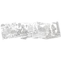 Set Art Mándala, con 48 lápices de colores de mina premium y 50 mándalas ALPINO