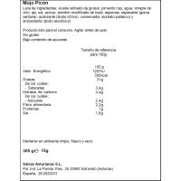 Salsa mojo picón SALSAS ASTURIANAS, frasco 305 g