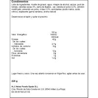 Salsa Spicy Chicken HEINZ, bocabajo 220 ml