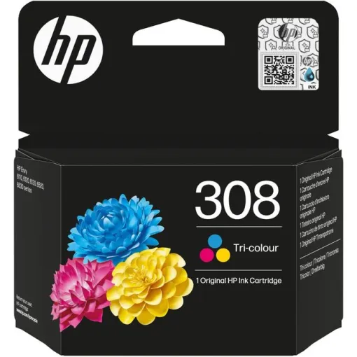 Cartucho de tinta cinta magenta y amarillo 308 HP