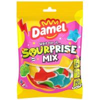 Gominolas Sourprise mix DAMEL, bolsa 135 g Gominolas Sourprise mix DAMEL, bolsa 135 g