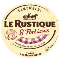 Queso Camembert LE RUSTIQUE, porciones, caja 240 g