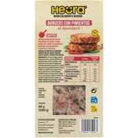 Burger de verduritas con pimientos HEURA, caja 160 g Burger de verduritas con pimientos HEURA, caja 160 g