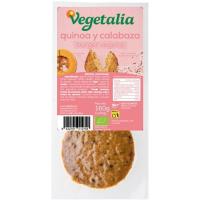 Vegeburguer de quinoa y calabaza bio VEGETALIA, pack 2x80 g Vegeburguer de quinoa y calabaza bio VEGETALIA, pack 2x80 g