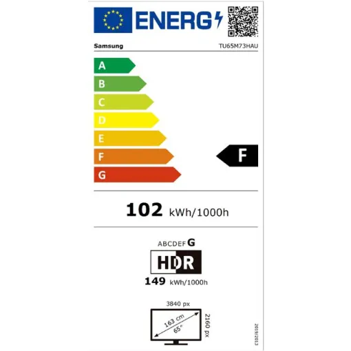 Televisor Miniled 4K 65" Negro Smart TU65M73H SAMSUNG