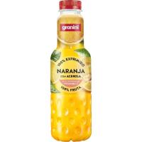 Zumo de naranja y acerola GRANINI, botella 75 cl