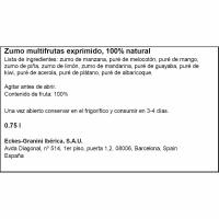 Zumo multifrutas con acerola GRANINI, botella 75 cl