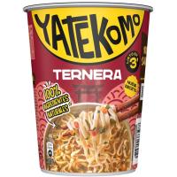 Fideos orientales variedad ternera YATEKOMO, cup 60 g
