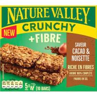 Barrita cereal fibra cacao&avellana NATURE VALLEY, caja 210 g Barrita cereal fibra cacao&avellana NATURE VALLEY, caja 210 g