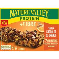 Barrita cereal fibra protein choco-naranja N. VALLEY, caja 144 g Barrita cereal fibra protein choco-naranja N. VALLEY, caja 144 g