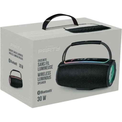 Altavoz Bluetooth, Efectos Luminosos, Portátil 30w Partybtms3 BIGBEN