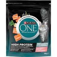 Pienso de salmón High Protein para gato ONE, paquete 900 g