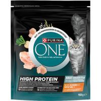 Pienso de pollo High Protein para gato ONE, paquete 900 g