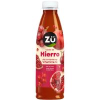 Nutribebida de frutos rojos y fuente de hierro ZÜ, botella 75 cl