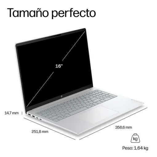 Portatil 16" HP Omnibook BS0025NS Intel Core Ultra 7  24GB RAM 1TB SSD HP