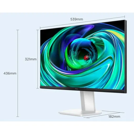 Monitor blanco, Full HD, 23,8", 24G54 TCL