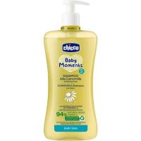Champú Camomila Baby Moments CHICCO, dosificador 500 ml