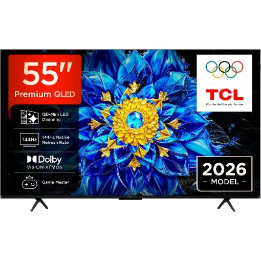 Televisor Miniled de 55" 4K UHD Negro Smart 55P8L TCL Televisor Miniled de 55" 4K UHD Negro Smart 55P8L TCL