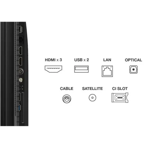 Televisor Qled de 43" 4K UHD, Negro, Smart 43T69C TCL