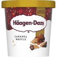 Helado Waffle Caramel HAAGEN DAZS, tarrina 420 ml Helado Waffle Caramel HAAGEN DAZS, tarrina 420 ml