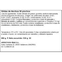 Gildas de anchoa ARTEIÑAKI, bandeja 30 uds