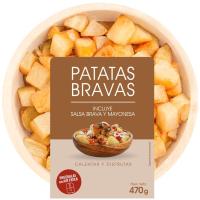 Patatas bravas con mayonesa y salsa brava, bandeja 470 g