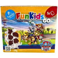Galletas Funkids Go cacao Paw Patrol FAMILY BISCUITS, caja 175 g