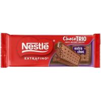 Chocolate extrafino trío extrachoc NESTLE, tableta 90 g Chocolate extrafino trío extrachoc NESTLE, tableta 90 g
