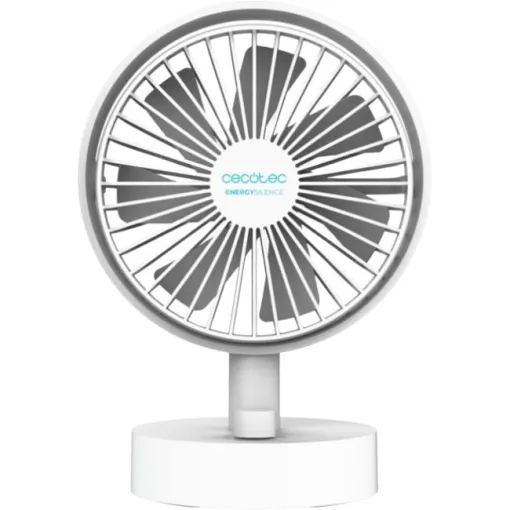 Ventilador de sobremesa de batería Energy Silence 2000, Portable CECOTEC