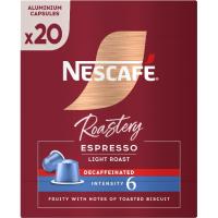 Café espresso descafeinado Comp. Nespresso NESCAFÉ, caja 20 uds Café espresso descafeinado Comp. Nespresso NESCAFÉ, caja 20 uds