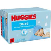 Toallitas Pure HUGGIES, pack 3x48 uds