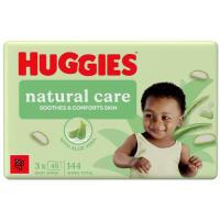 Toallitas húmedas HUGGIES NATUR CARE, pack 3x48 uds