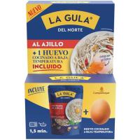 Gula al ajillo con huevo LA GULA DEL NORTE, bandeja 130 g