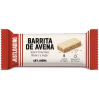 Barrita de avena proteína choco blanco yogur JUST LOADING, 50 g Barrita de avena proteína choco blanco yogur JUST LOADING, 50 g