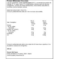 Batido de chocolate proteína BAREBELLS, botella 33 cl