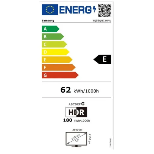 Televisor Miniled Neo QLED 55" 4K Smart negro TQ55QN73H SAMSUNG