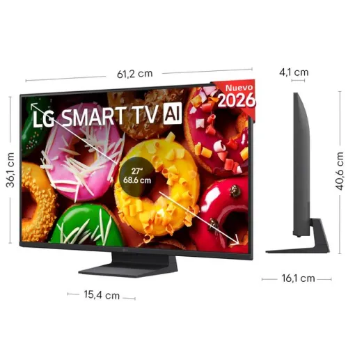 Televisor Led 27" Full HD negro smart 27LB70006LA LG