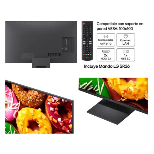 Televisor Led 27" Full HD negro smart 27LB70006LA LG