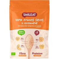 Mix frutos secos y cacahuete en polvo SMILEAT, bolsa 200 g