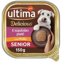 Alimento con pollo para perro mini senior ULTIMA, tarrina 150 g Alimento con pollo para perro mini senior ULTIMA, tarrina 150 g