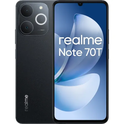 Smartphone libre Obsidian Black 4/128 GB, Note 70T REALME Smartphone libre Obsidian Black 4/128 GB, Note 70T REALME