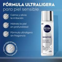 Crema hidratante sensitive NIVEA MEN, dosificdor 100 ml
