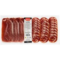 Jamón ibérico cebo 50% ib.+ Presa ib. cebo IGLESIAS, sobre 200 g Jamón ibérico cebo 50% ib.+ Presa ib. cebo IGLESIAS, sobre 200 g
