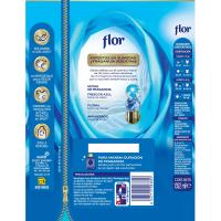 Suavizante concentrado azul FLOR, botella 87 dosis