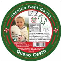 Queso tierno de vaca Cesto BIZKAIA ESNEA, pieza 300 g