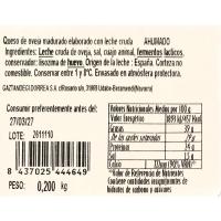 Queso ahumado D.O. Idiazabal UDABE, cuña cortada 200 g