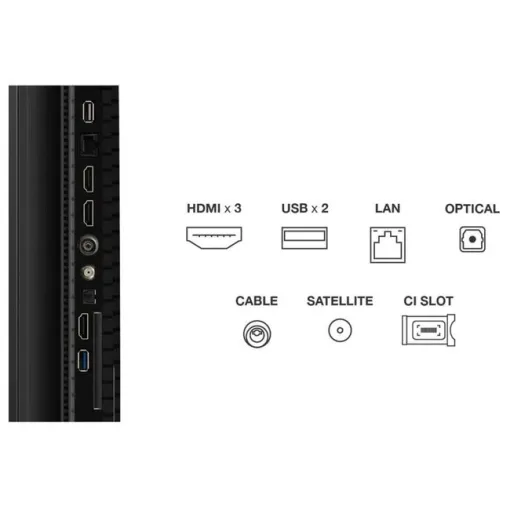 Televisor QLED 65" 4K UHD, negro, Smart 65T69C TCL