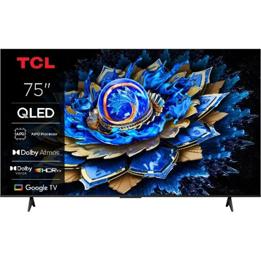 Televisor QLED 75" 4K UHD, negro, Smart 75T69C TCL Televisor QLED 75" 4K UHD, negro, Smart 75T69C TCL