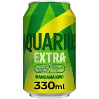 Bebida isotónica manzana - kiwi AQUARIUS, lata 33 cl